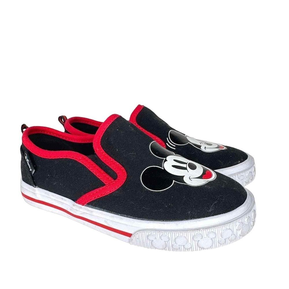 Tucker + Tate Toddler Sneakers 10 Shoes Mickey Mouse Disney Cartoon Black Casual